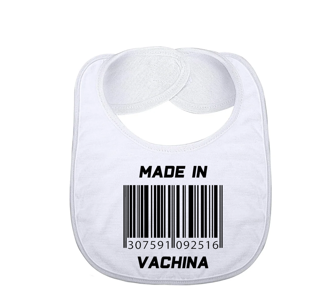 "MADE IN VACHINA" Baby Bib