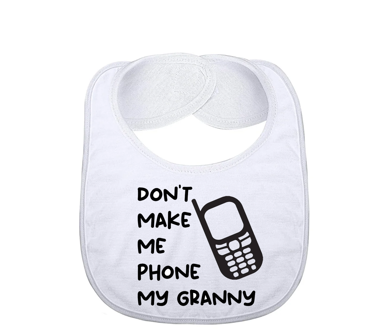 "Phone Granny" Baby Bib