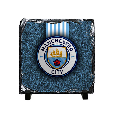 Manchester City Slate Coaster