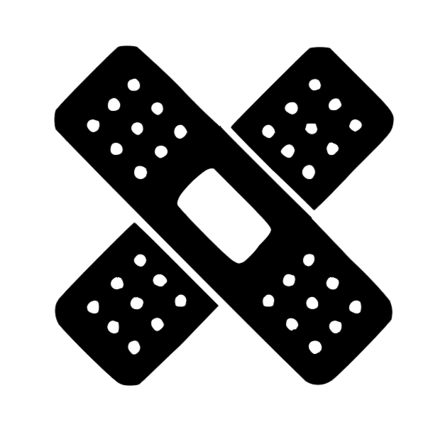 Cross Plaster Sticker for Bumps and Dents
