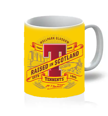 Tennents Lager 11oz mug