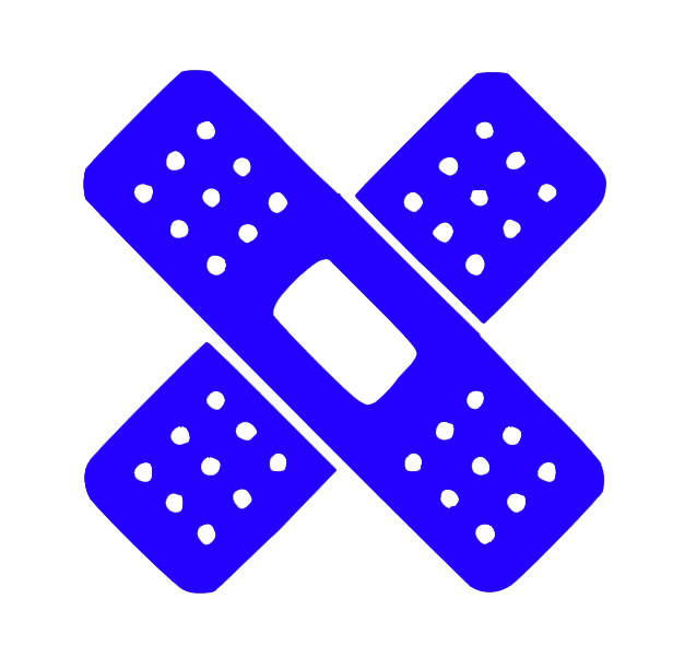 Cross Plaster Sticker for Bumps and Dents