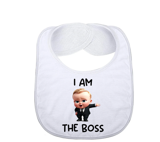 "Boss Baby" Baby Bib