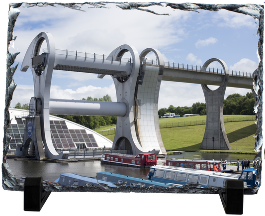 Falkirk Wheel Slate 14cm x 19cm