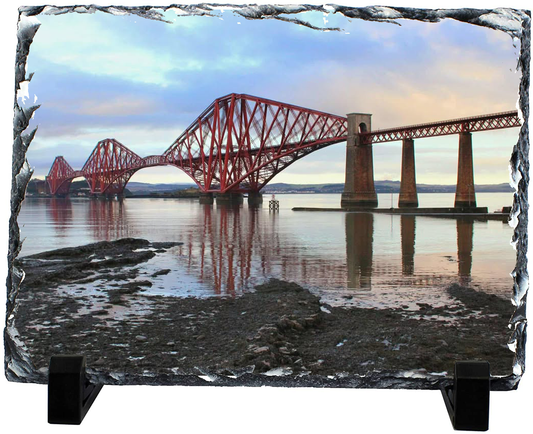 Forth Rail Bridge Slate 14cm x 19cm