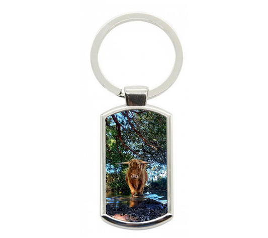 Highland Cow Keyring