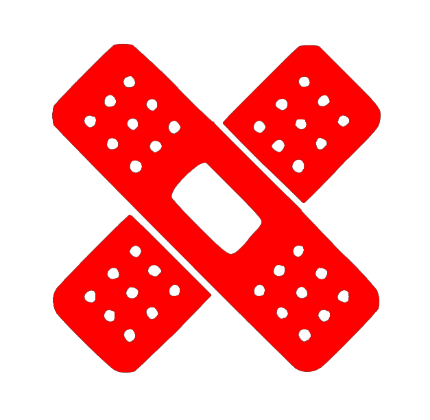 Cross Plaster Sticker for Bumps and Dents