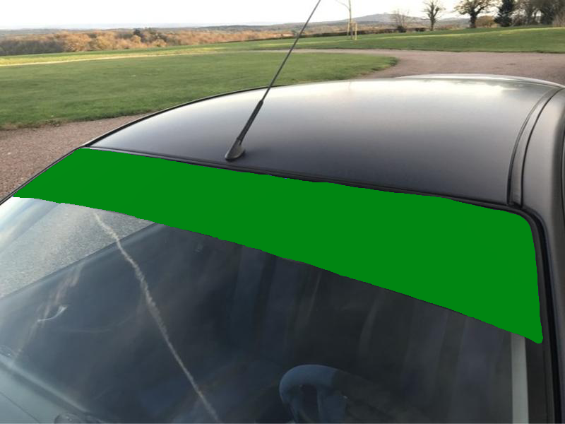 Universal Car Matt Vinyl Sunstrip