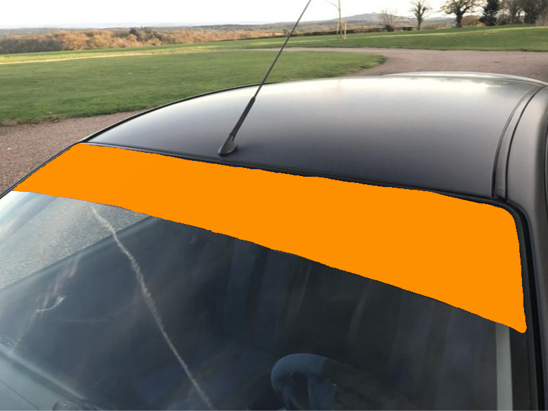 Universal Car Matt Vinyl Sunstrip