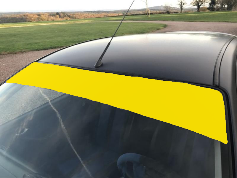 Universal Car Matt Vinyl Sunstrip